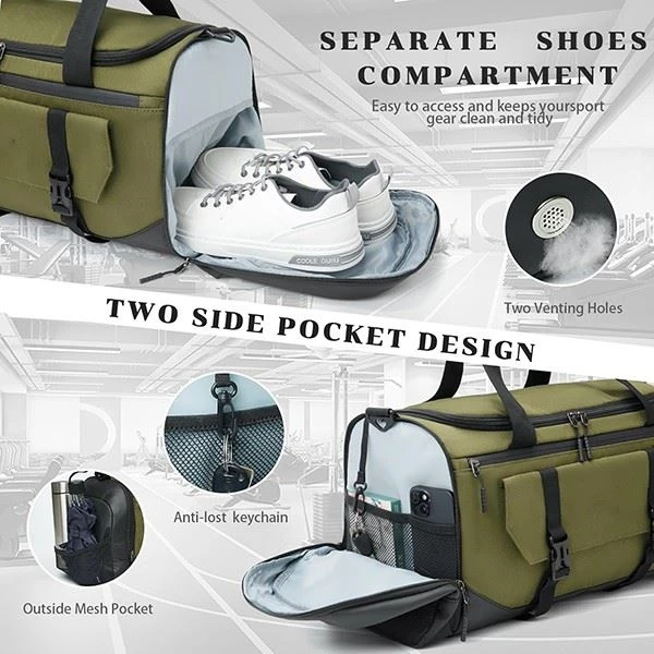 Waterproof Weekend Sports Gym Bag